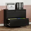 2 Drawer Lateral File Cabinet with Lock – Heavy-Duty Metal Filing Cabinet for Home Office, Space-Saving Wide Storage for Letter/Legal/A4/F4