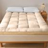 Mattress with checkered three-dimensional edges, Beige, Full size