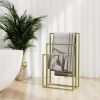 Towel Rack Gold Iron 18.9 x 9.4 x 31.1 in Towel Rack