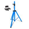5 Core Speaker Stand Tripod Floor Adjustable Up to 48 Inch DJ Studio Monitor Stands Short Pole Mount - SS HD 1PK SKY BLU 4FT
