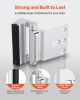 VEVOR Door Reinforcement Lock, 2 Pack Home Security Door Lock, with 3 Inch Stop Withstand 800 lbs of Force, with 8 Screws, for Inward-Opening