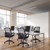 Chair MB-5 Ergonomic Mid Back, Height Adjustable, Swivel, Lumbar Support, Mesh Home Office Computer Desk Chair with Armrests, Black