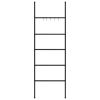 Towel Rack Black Iron Hooks Towel Rack Rectangular Modern