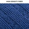 Bath Mat Rug; Bathroom Rug; Bath Mat Non-Slip; Soft Chenille Shower Mats for Bathroom; Super Water Absorbent; Machine Washable; (Blue; 40" x 60")
