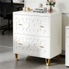 File cabinet with two drawers, storage cabinet, file printer rack, and large storage space