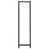 Towel Rack Black Iron 37.4 in tall Towel Rack Rectangular