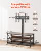 VEVOR 48" TV Stand with Mount for up to 75 in TVs, Entertainment Center with Power Outlet