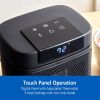 1500W Digital Ceramic Heater with ALCI Plug, Black