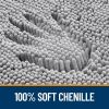 OLANLY Bathroom Rugs 30x20, Extra Soft Absorbent Chenille Bath Rugs, Rubber Backing Quick Dry, Machine Washable Bath Mats for Bathroom Floor
