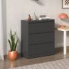 3 Drawer Lateral File Cabinet with Lock – Heavy-Duty Metal Filing Cabinet for Home Office, Wide Storage for Letter/Legal/A4/F4