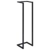 Towel Rack Black Iron 37.4 in tall Towel Rack Rectangular