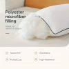 2 pieces Bed Pillows Grey-QUEEN