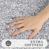 Bathroom rug set of three pieces, non-slip and absorbent bath mat, ultra-fine fiber soft and absorbent long-pile carpet