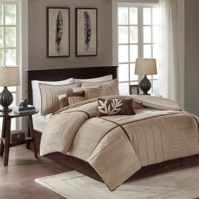 7 Piece Comforter Set (Color: as Pic)
