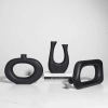 Anvia woodiness Vase Black