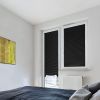 Portable blind full-shading curtain self-adhesive pleated blind non-perforated adhesive roller blinds.